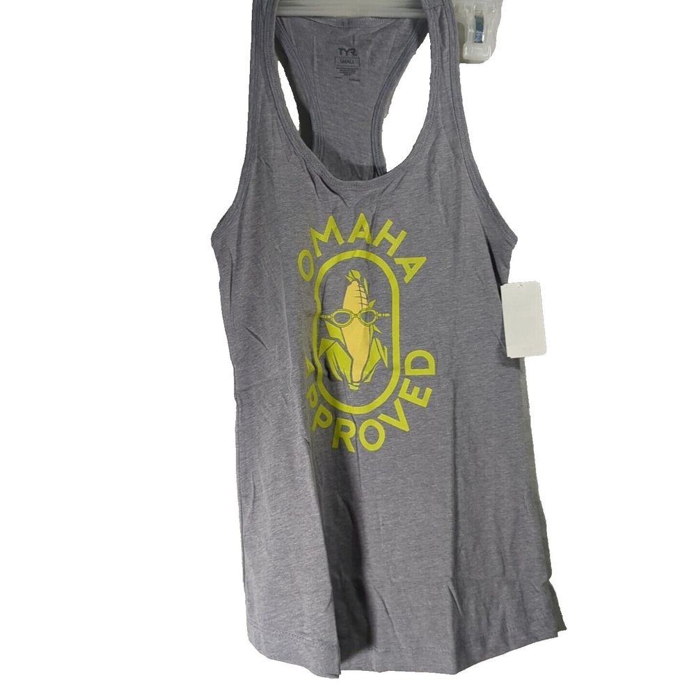 TYR T0MCF3A Women's Omaha Approved Tank Gray NWT Size Small $24.99